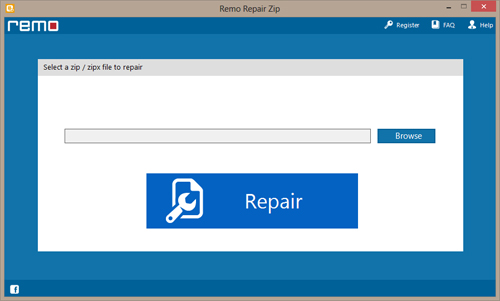 Repair Multipart Zip File - Main Window